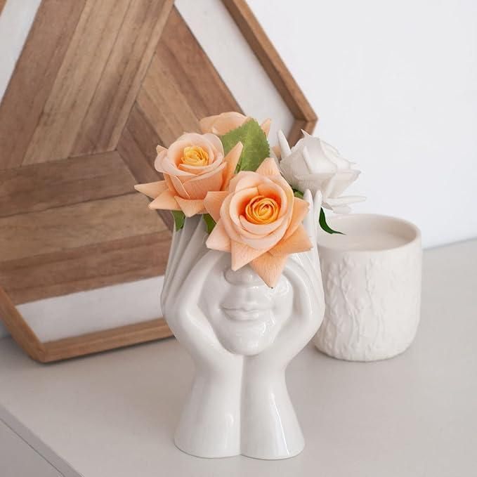 Aesthetic Face Vase – Modern Home Decor