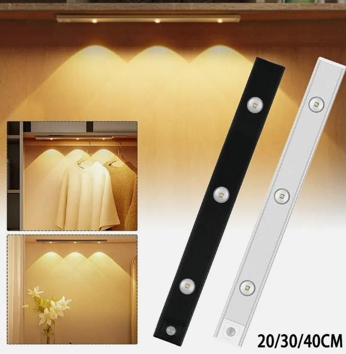 Smart motion sensor LED cabinet light-USB rechargeable.
